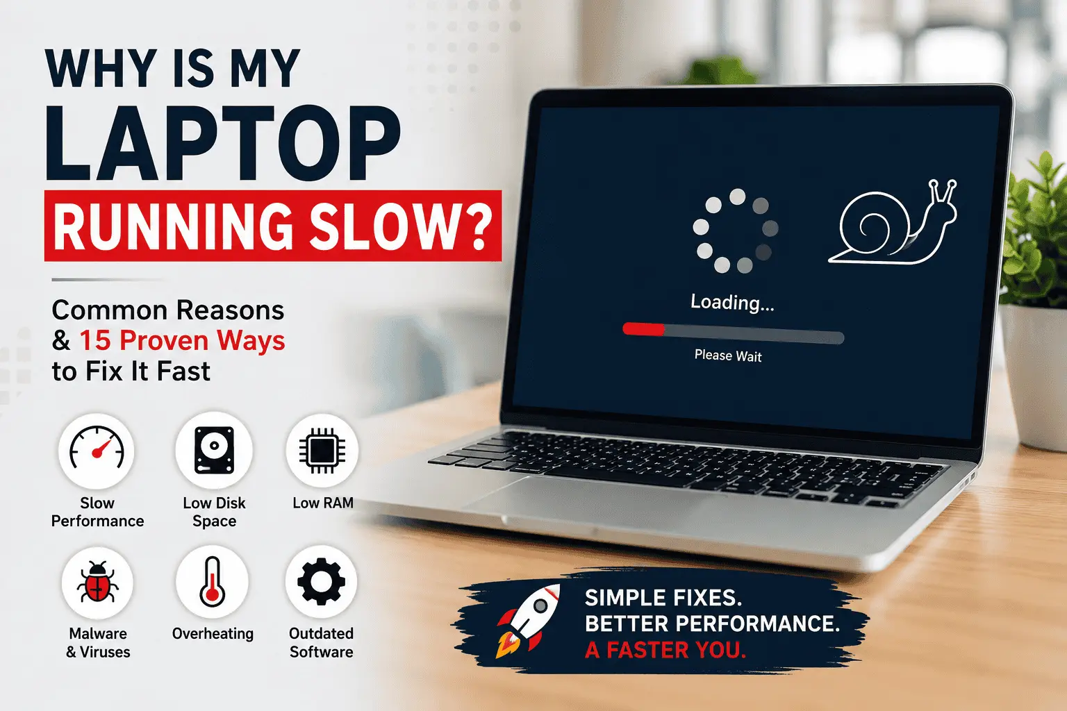 Why Is My Laptop Running Slow? 15 Ways to Fix It Fast 2026